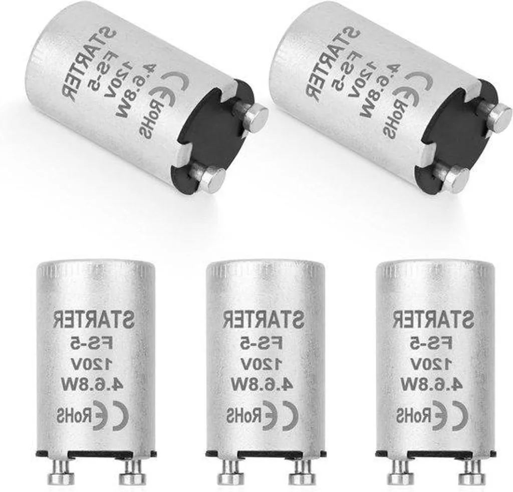 Starter pour éclairage garage et atelier Allecto Plus 4-40W alu x5