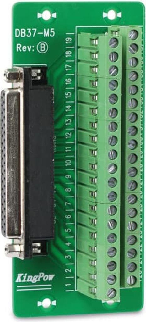 Sub-D Adapter, 37-polig, Kupplung / Schraubklemmen