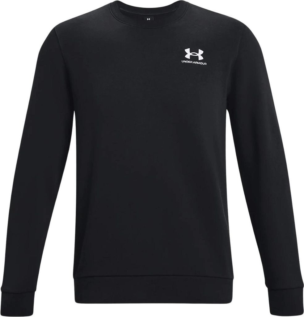 Under Armour Ua Essential Fleece Crew Sweatshirt-Schwarz 1374250-001__MD