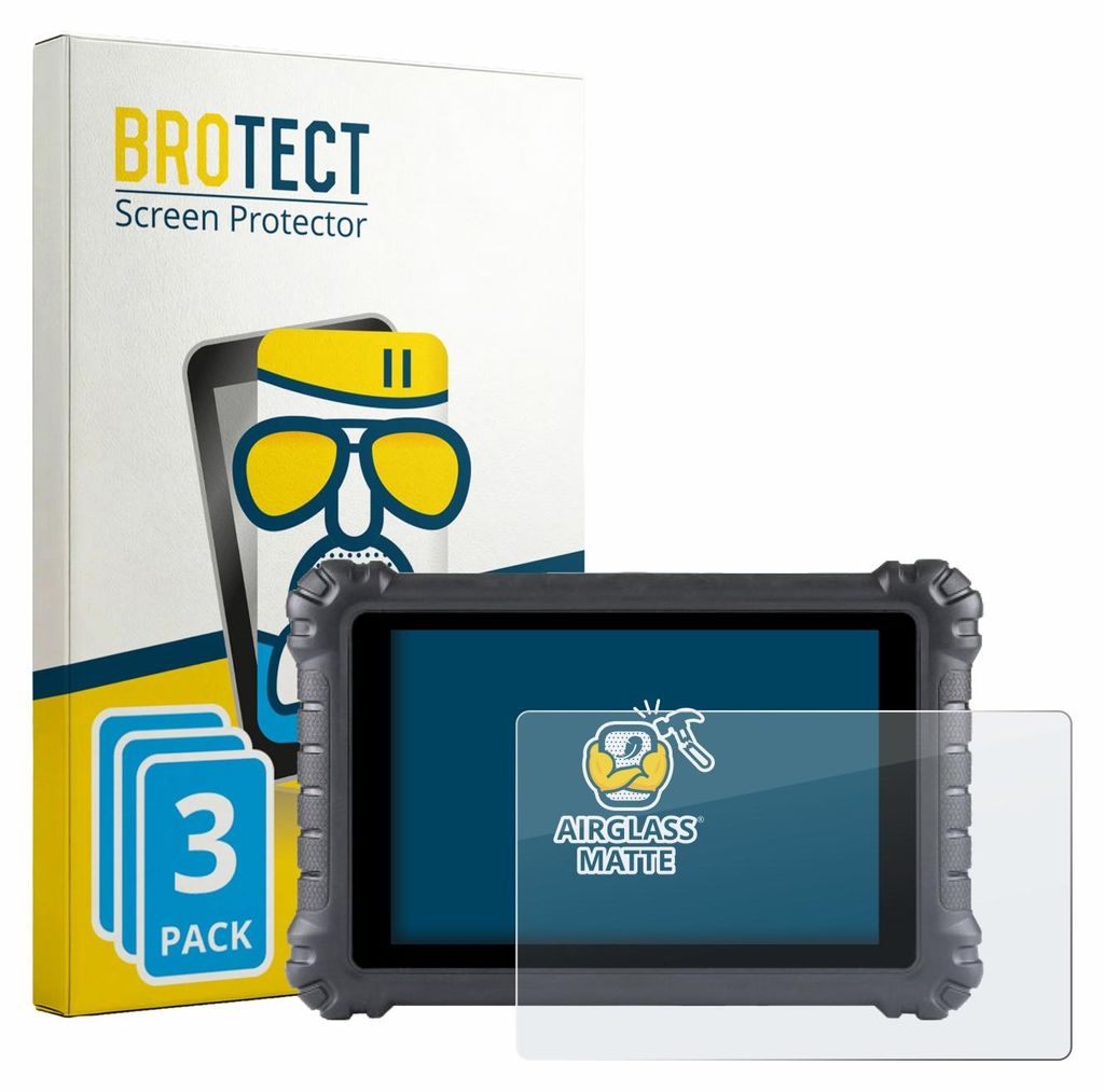 3x BROTECT Entspiegelungs Schutzglas für Autel MaxiSys MS906 Pro Schutzfolie Panzer Folie Glas Display Schutz matt