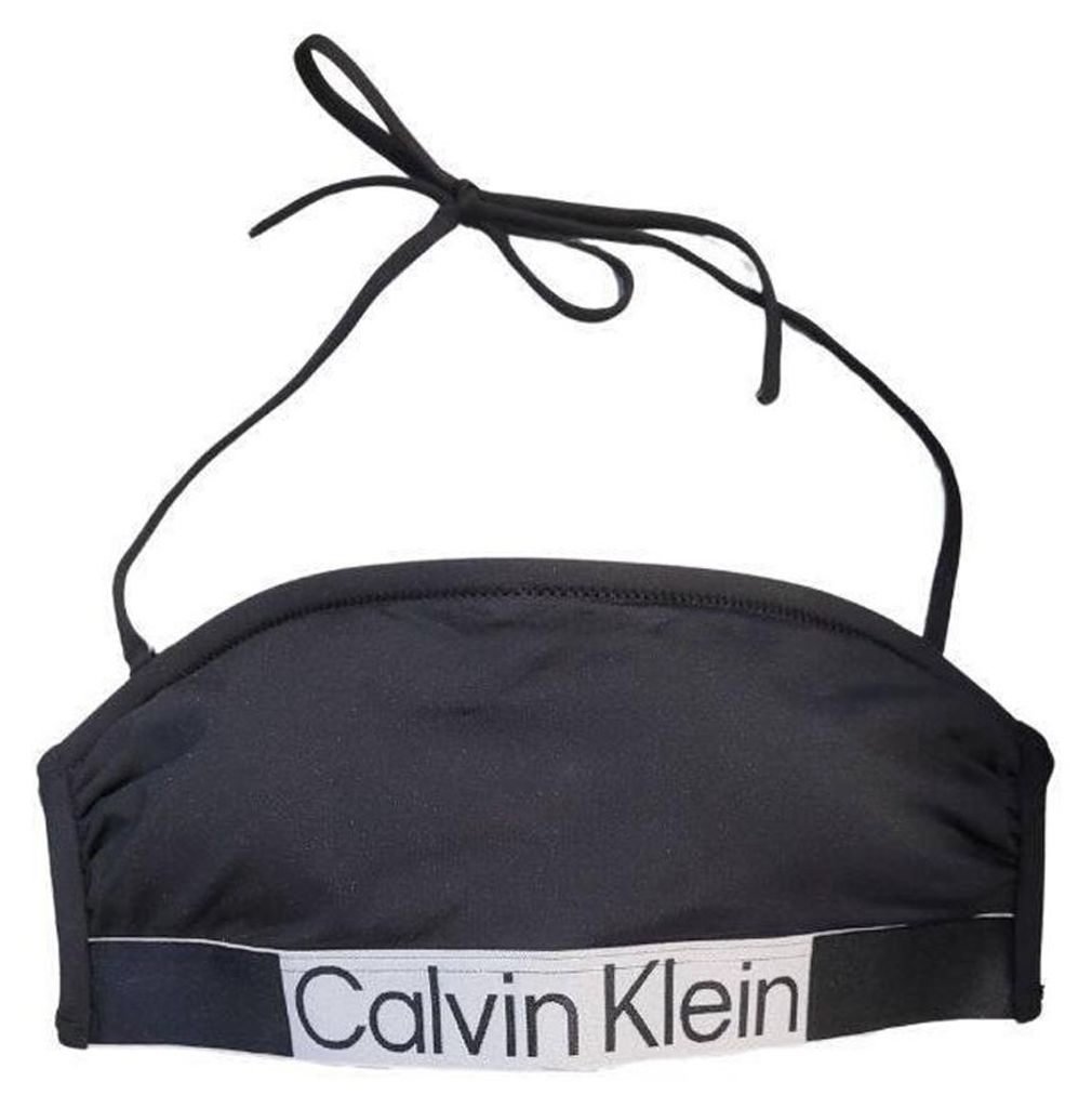 Calvin Klein - Bikini Oberteil für Damen NA988 (XS) (Schwarz)