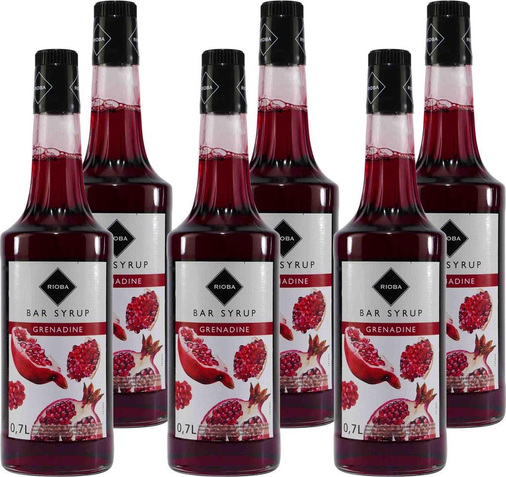 Rioba Grenadine (Granatapfel) Syrup (6 x 0,7L)