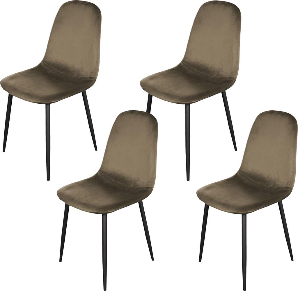 Stuhl Savannah Velvet Braun