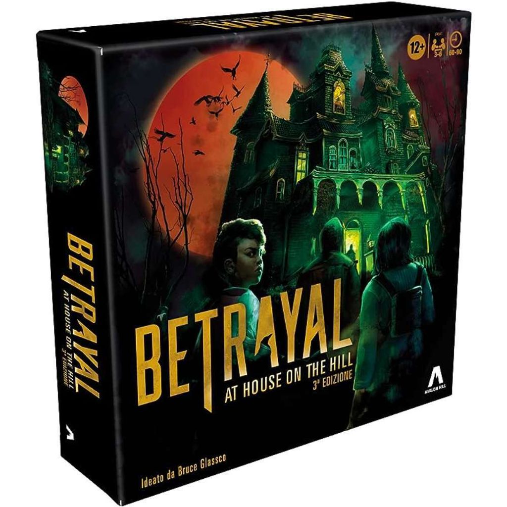 Avalon Hill Betrayal at House on the Hill, Brettspiel, Strategie, 12 Jahr(e), 60 min, 90 min