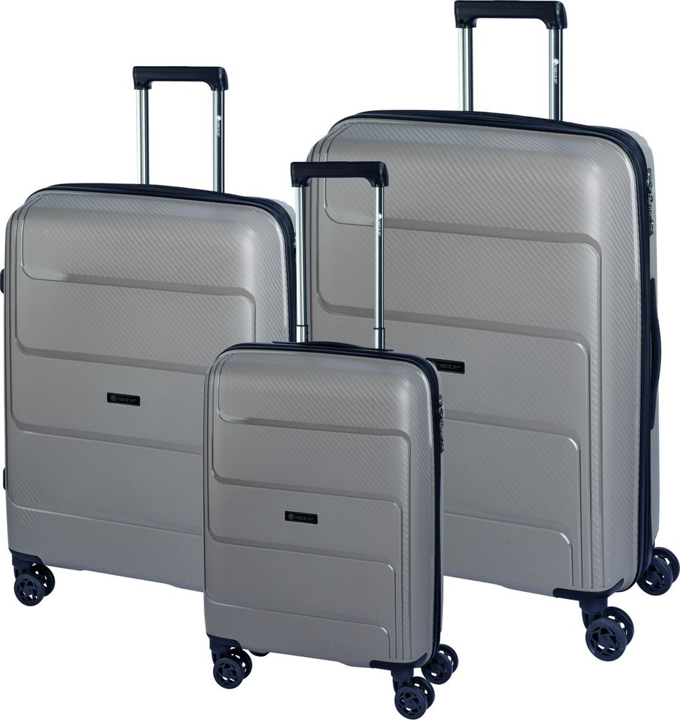 Check.IN 3-tlg. Kofferset ST. LOUIS mit 4 Rollen - taupe Produktbild 
