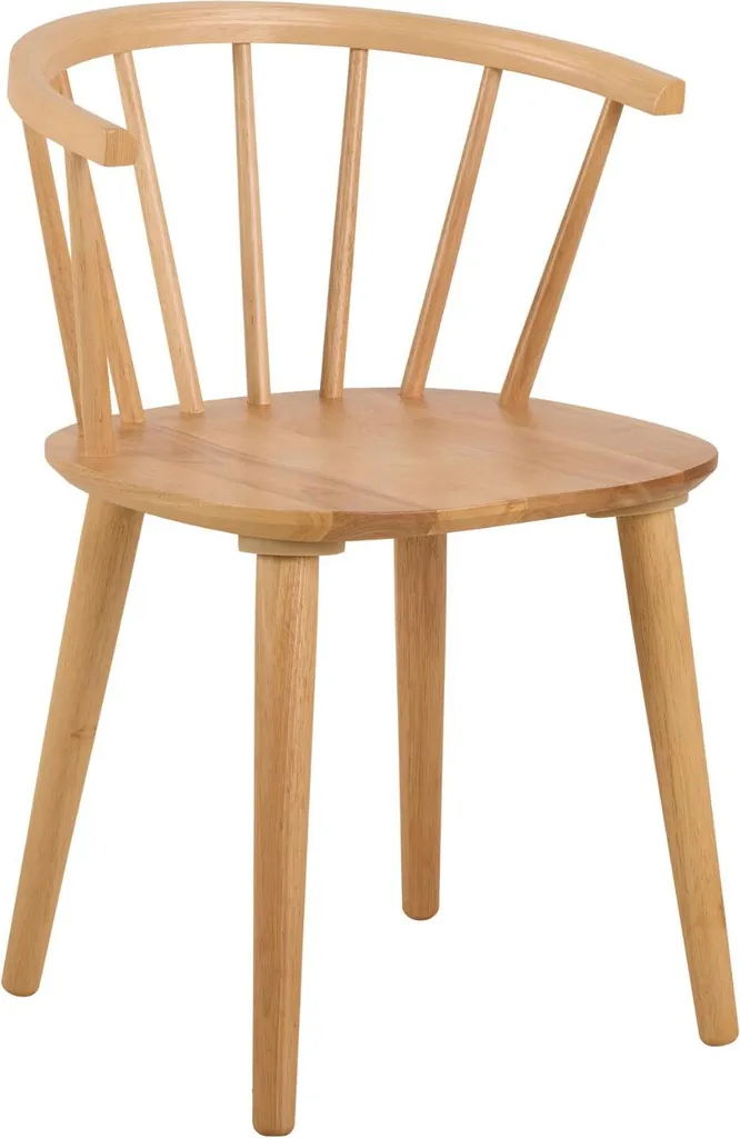 Chaise de salle à manger Ida bois naturel : fini le mal de dos à table