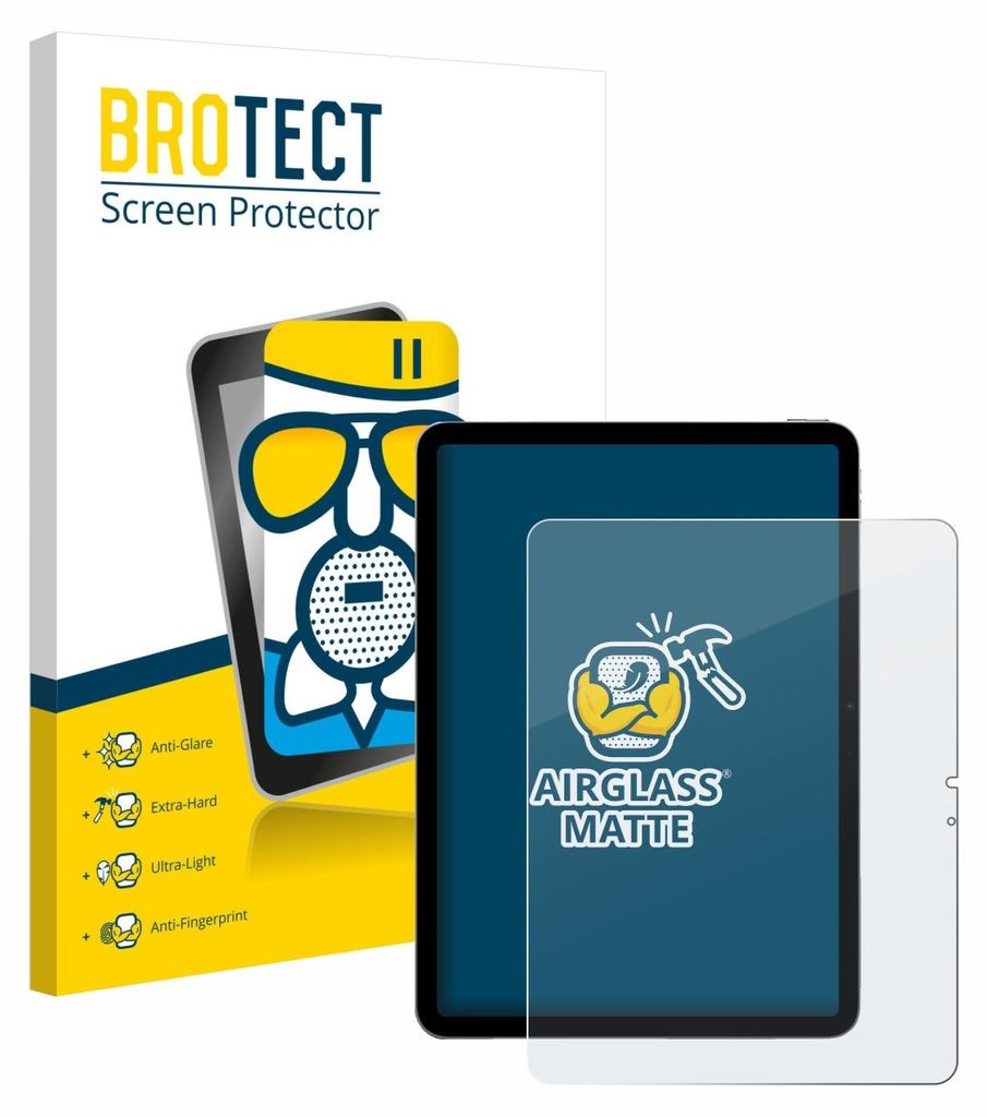 BROTECT Entspiegelungs Schutzglas für Apple iPad Air 13" M4 2026 (Hochformat) Schutzfolie Panzer Folie Glas Display Schutz matt