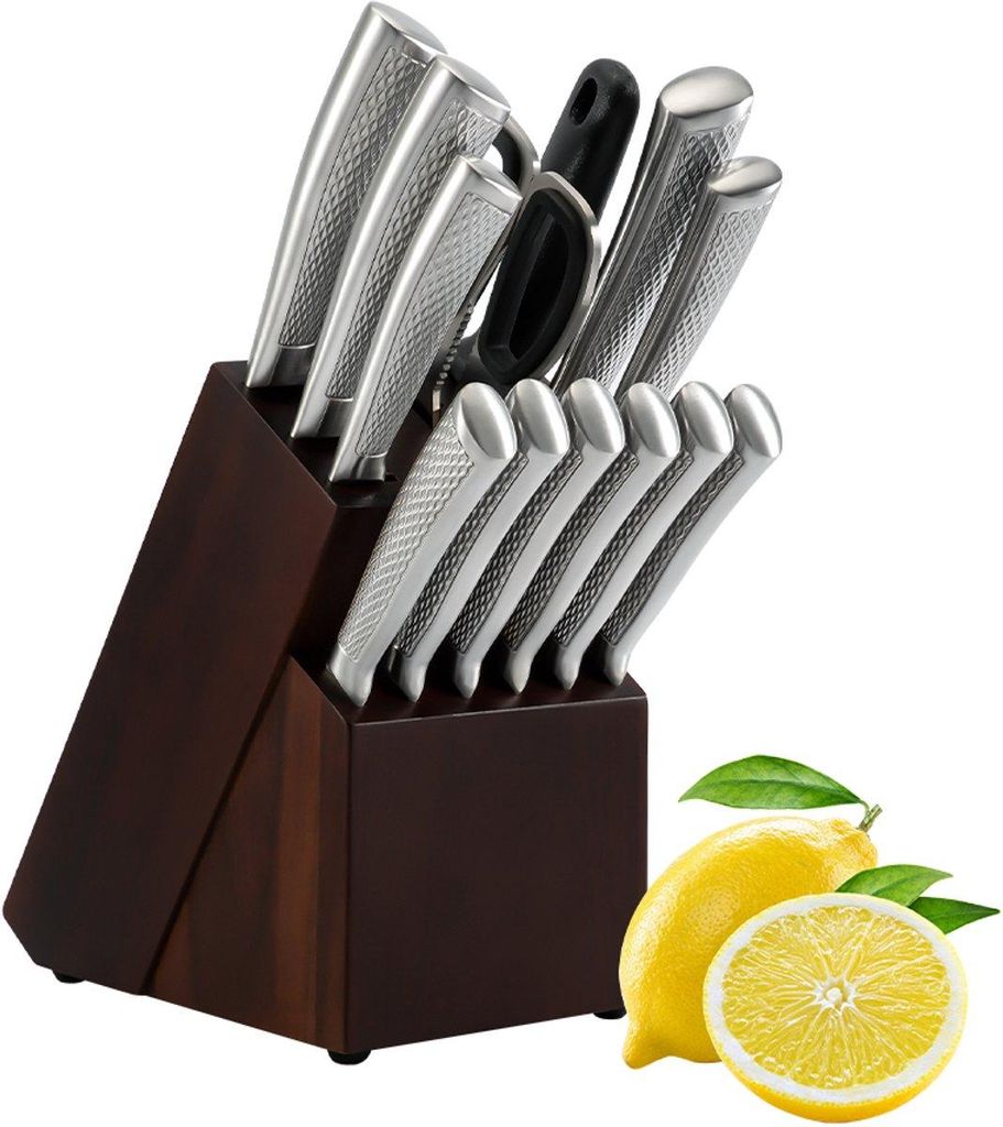 Messerset  Holzblock  14-teiliges Küchenmesser-Set Produktbild 