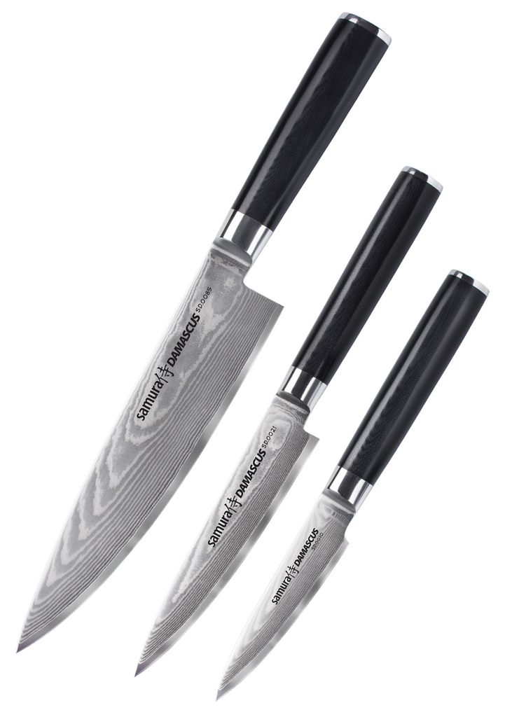 Samura DAMASCUS Kochmesser Set 3-teilig - Messerset Produktbild 