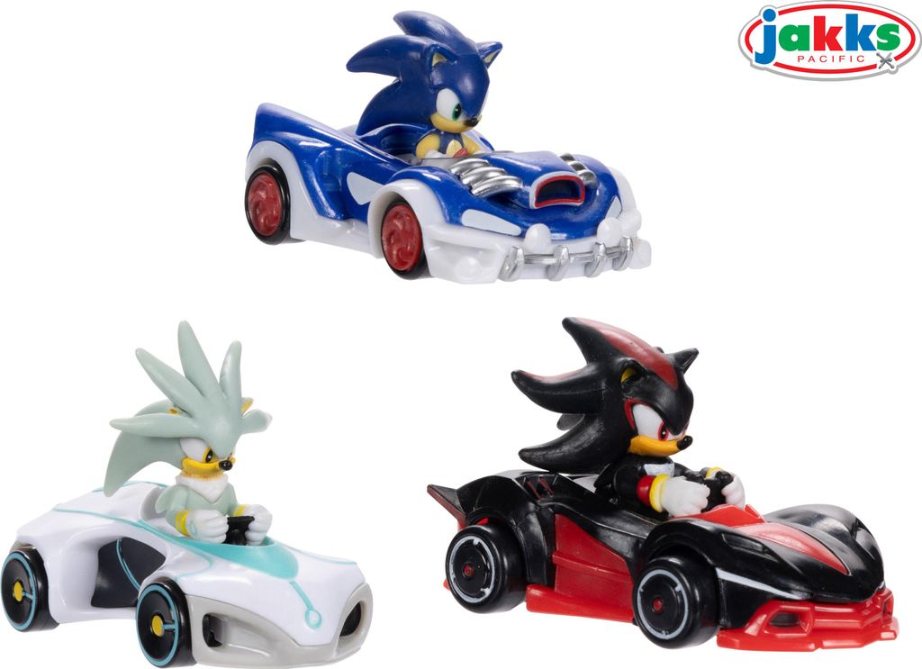 Sonic Auto Métal/Plastique 7 cm 1:64 – Wave 7 Image du produit 