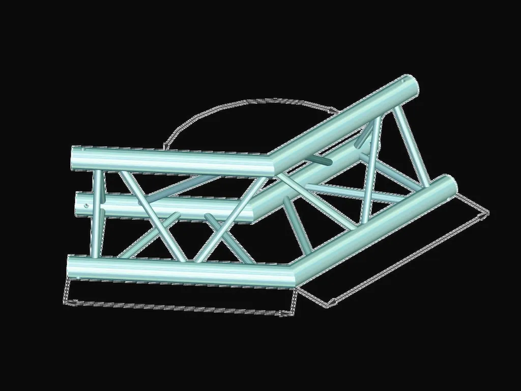 DECOLOCK DQ3-PAC23 Angle 2 Voies 135° : Solution pour Structure Courbe - 3