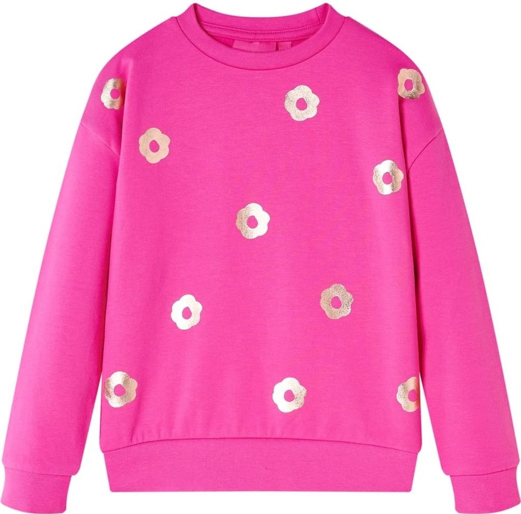 Kinder-Sweatshirt Dunkelrosa 140