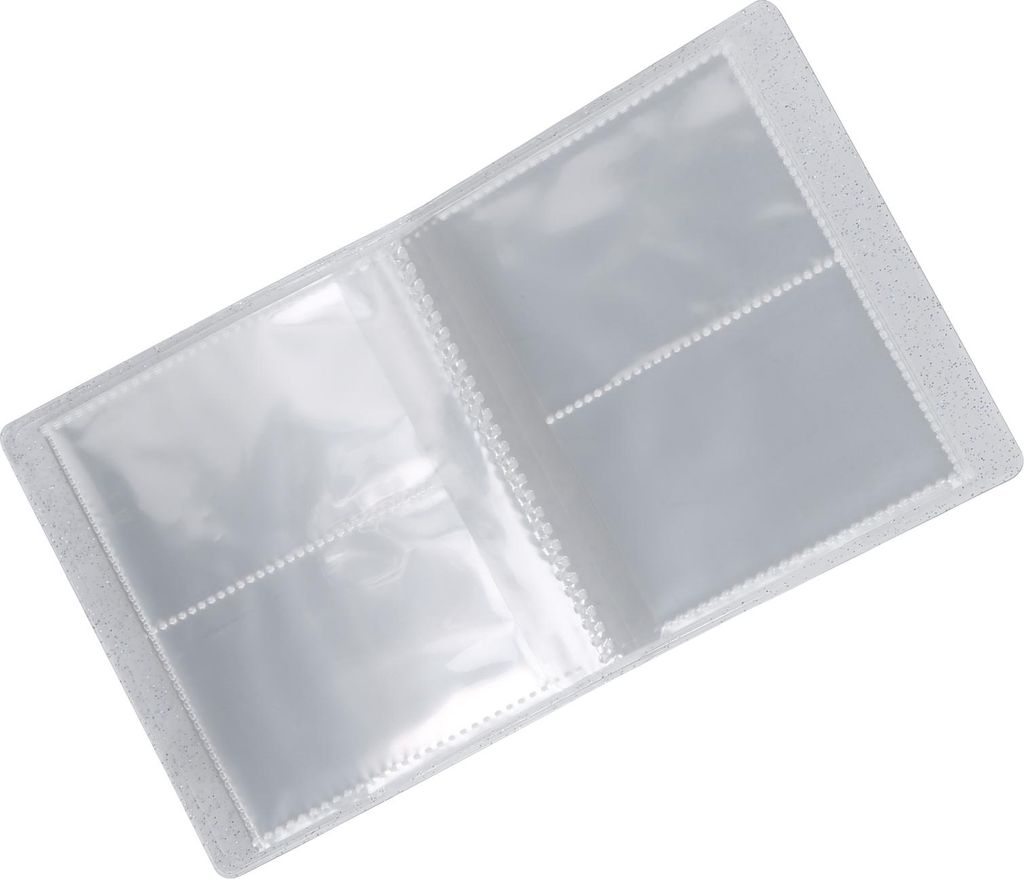 3 Zoll 64 Taschen langlebiges transparentes Fotoalbum für Fujifilm Mini 11/8/9/7s/25/70/90Weiß