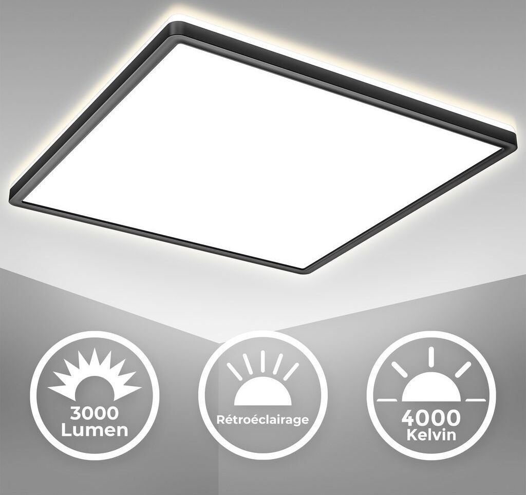 LED Panel 42x42 cm - 22W, 3000lm, flach, backlight, Produktbild 