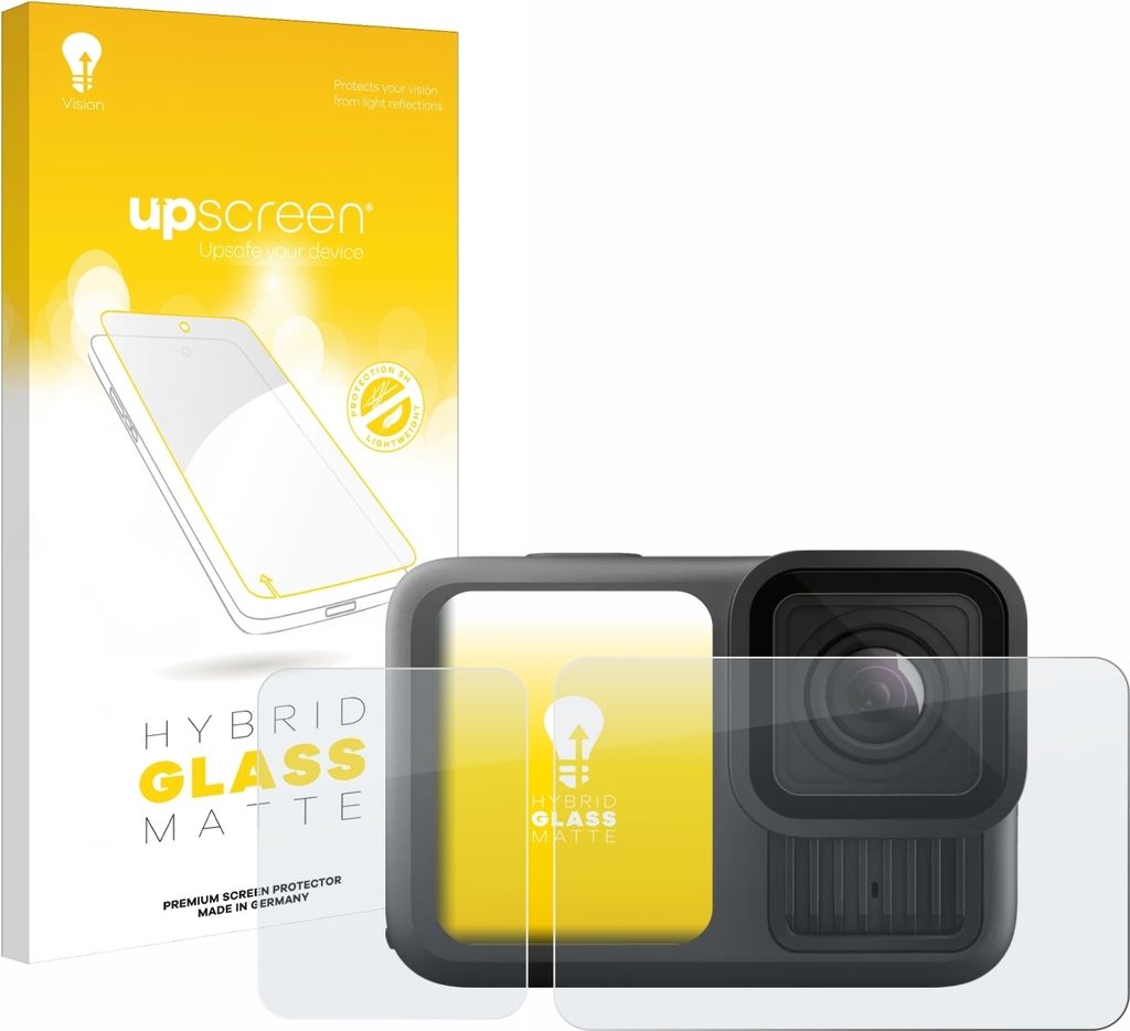upscreen Entspiegelungs Schutzglas für GoPro Hero 13 Black Schutzfolie Panzer Folie Glas Display Schutz matt