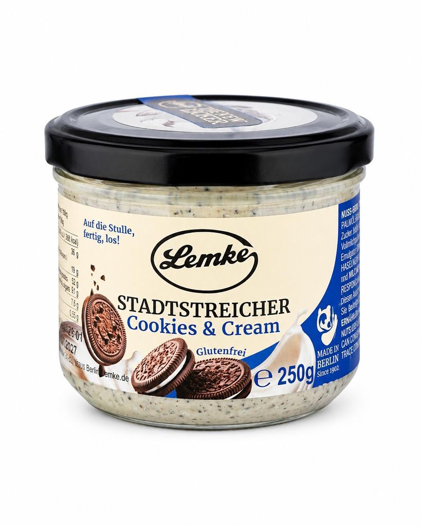 Stadtstreicher Cookies & Cream 250g | Milchcreme mit Produktbild 
