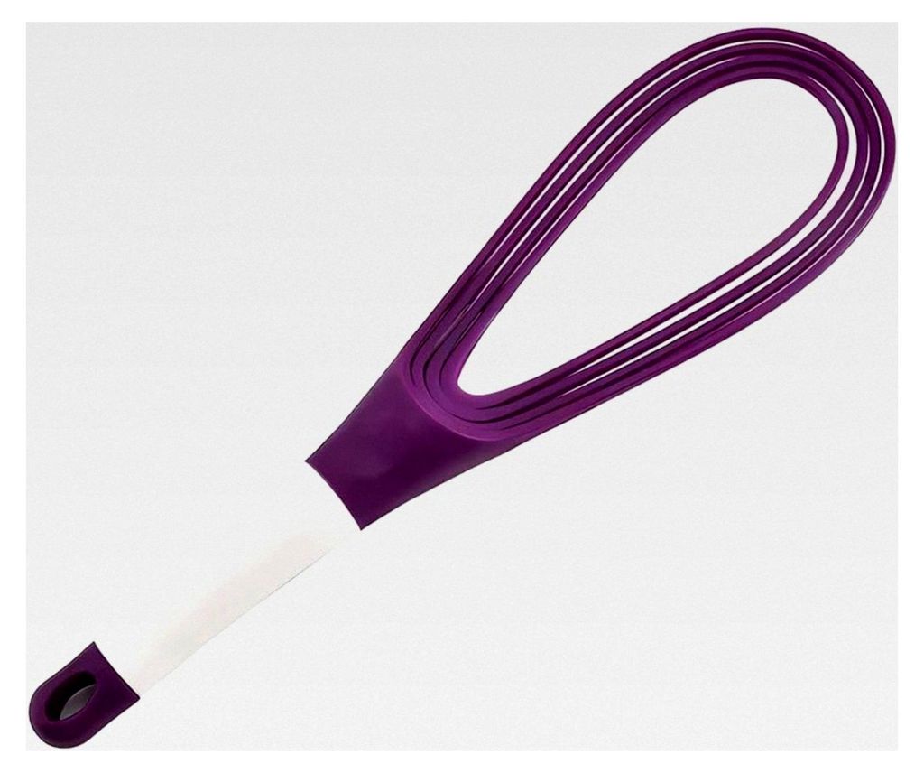 Schneebesen - hitzebeständige Küchenutensilien für antihaftbeschichtetes Kochgeschirr, Ballon-Schneebesen zum Schlagen, Mixen, Rühren Violett