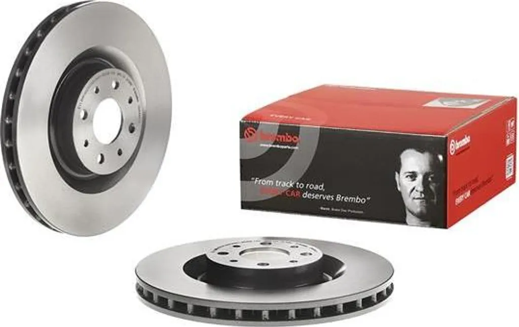 Disque de frein haute qualité Brembo 09.A444.11 pour Delta 51817217
