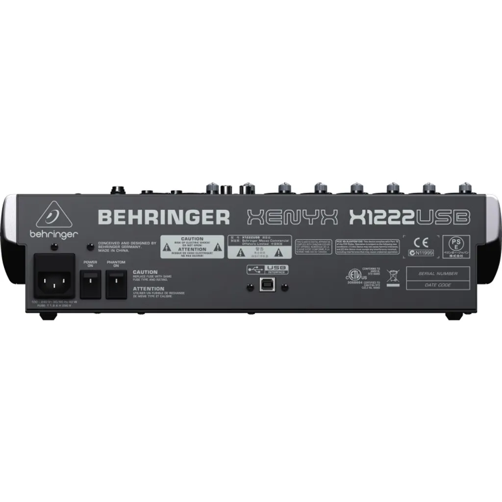 Console X1222USB Behringer avec Effets 24-bit et Compresseurs Inclus - 2
