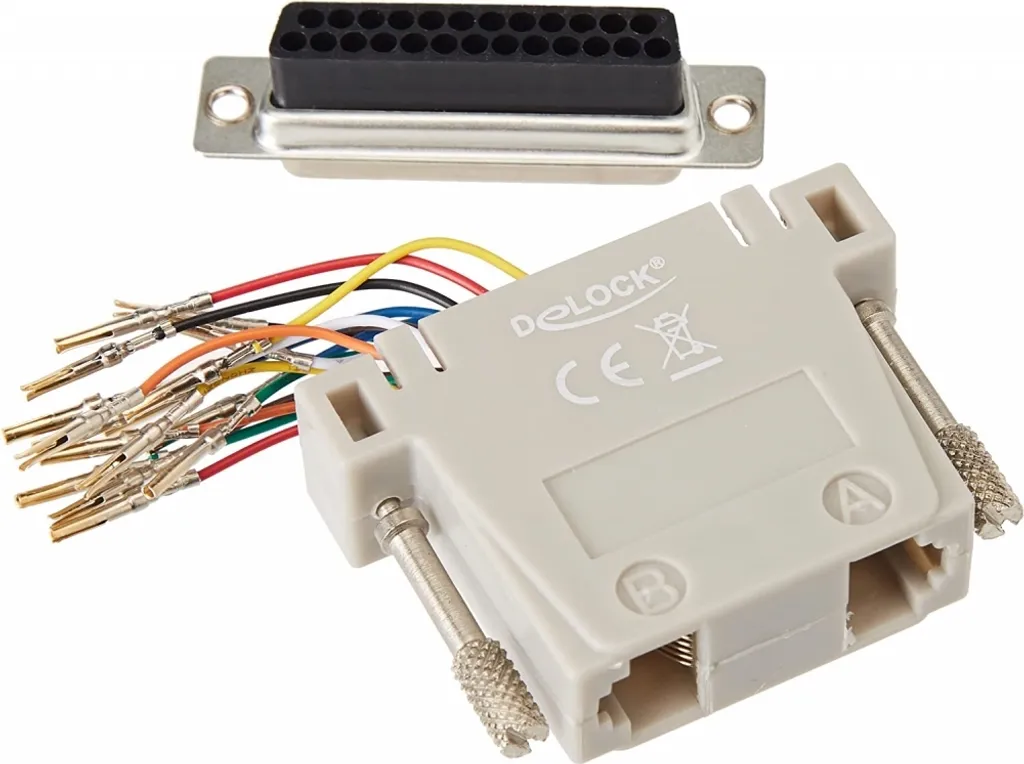 Connecteur D-Sub 25 broches femelle Delock 66834 : réparez vos ports