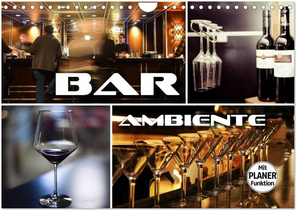 Bar Ambiente (Wandkalender 2026 DIN A4 quer), CALVENDO Monatskalender