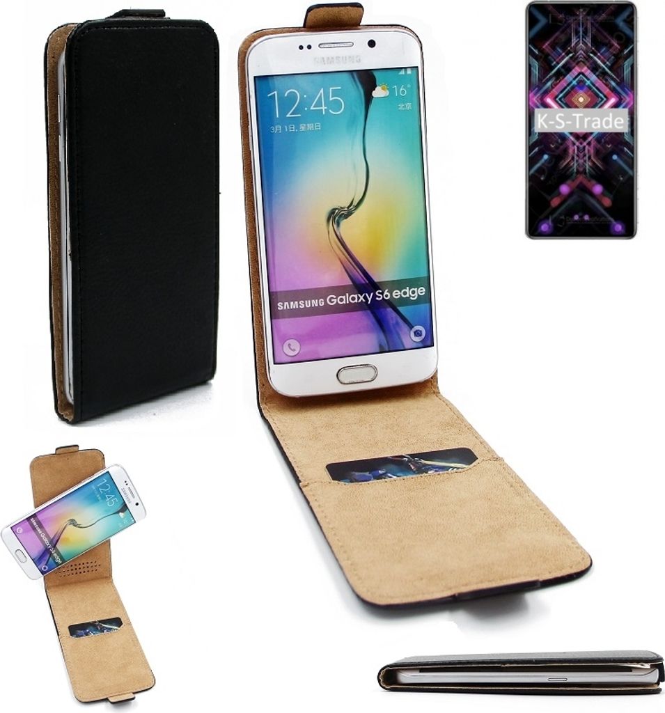 K-S-Trade Schutz-Hülle Handy-Hülle kompatibel mit Xiaomi Redmi K40 Gaming Edition Flipstyle 360° Smartphone Tasche, schwarz, Case Flip cover