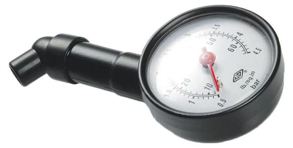 Booster Analoges Reifenluftdruckmessgerät Schwarz Schwarz One Size