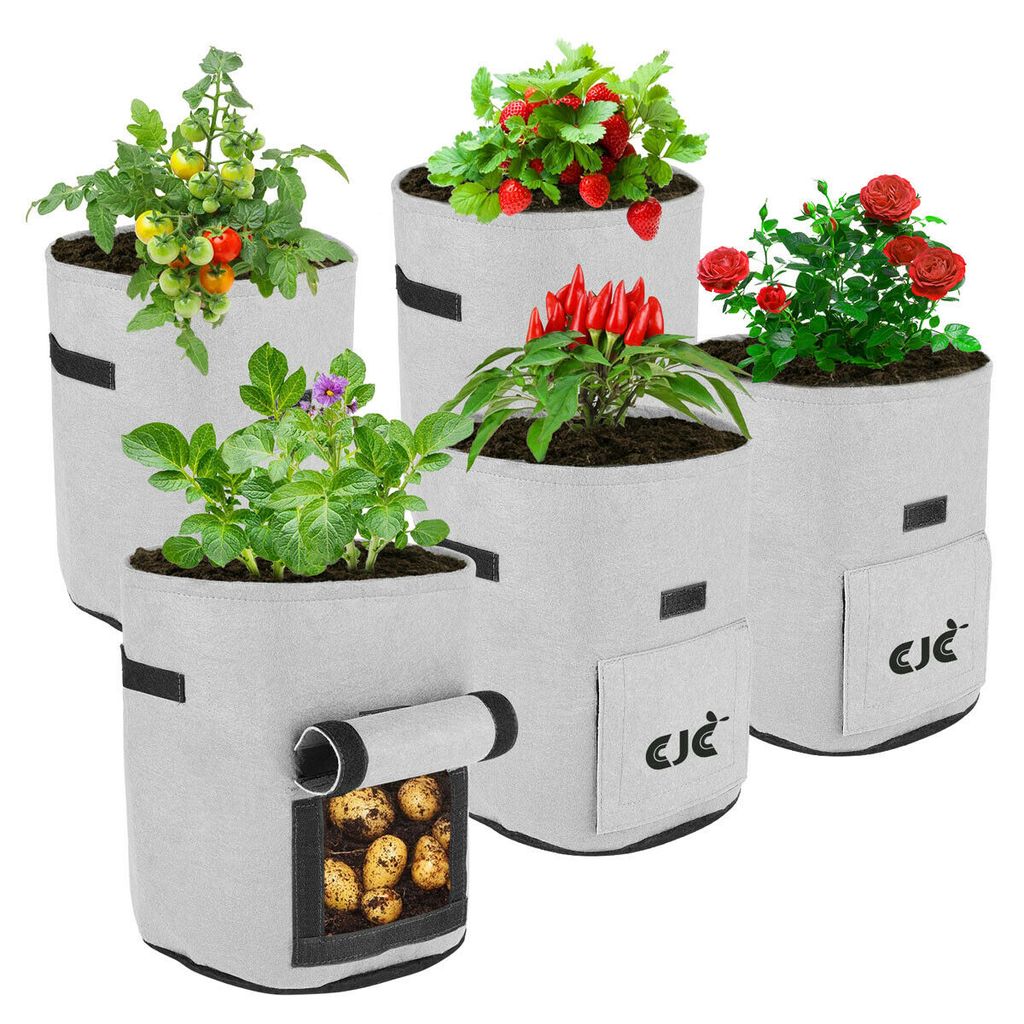 Details about   Pflanzen Tasche Kartoffel Pflanzsack Grow Bag Garten Gemüse 7 Gallon mit Griffen 