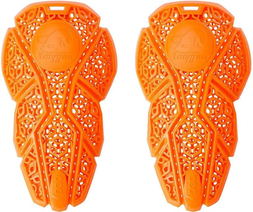 Furygan D3O L2 Protections Coudes et Genoux Orange en Taille Unique