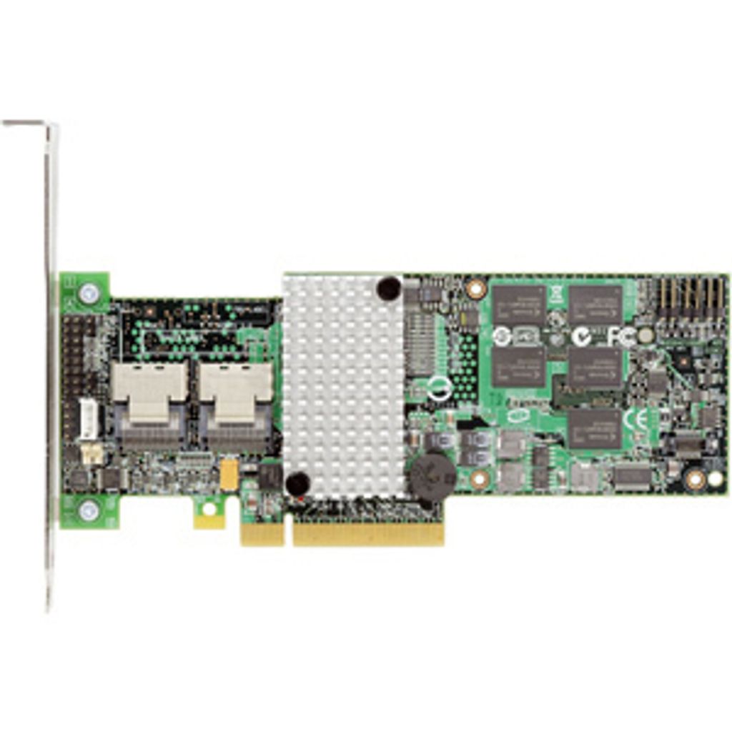 Intel RS2BL080, SAS, SATA, Serial ATA II, PCI Express x4, 0, 1, 5, 6, 10, 50, 60, 6 Gbit/s, Low Profile MD2 Card, 512 MB