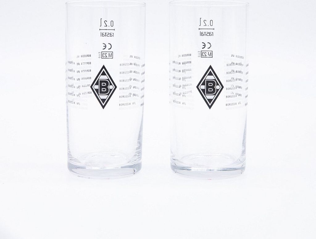 Borussia M´Gladbach Softtrinkglas "VFL" 2er-Set Produktbild 