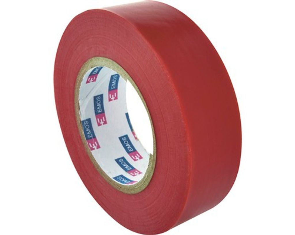 PVC-Kabelisolierband 20m/19mm Rot
