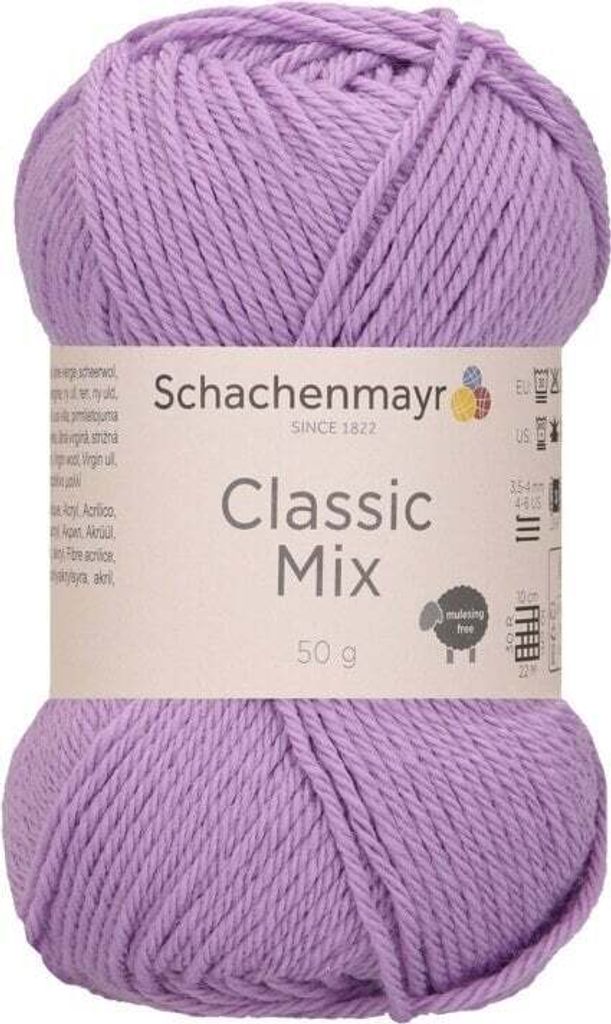 Schachenmayr Classic Mix 00045 Lilac Strickgarn Produktbild 