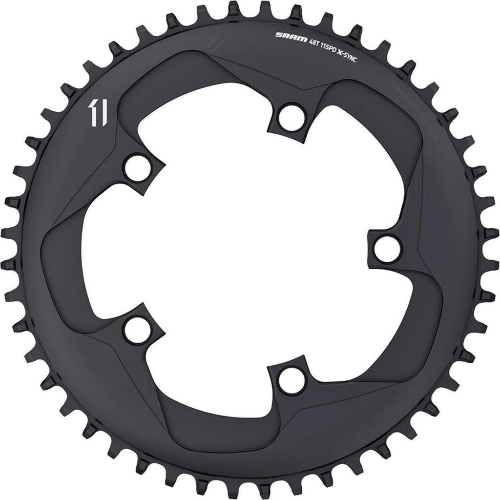 Sram plateau X-Sync 11 f., noir 11.6218.019.000 alu, 48 Image du produit 