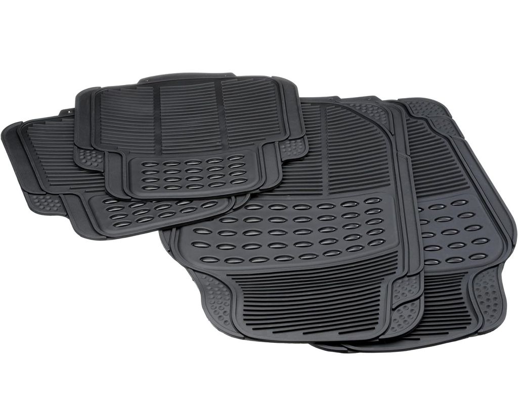 uniTEC KFZ Fußmatten Set "Comfort" 4-teilig schwarz Produktbild 