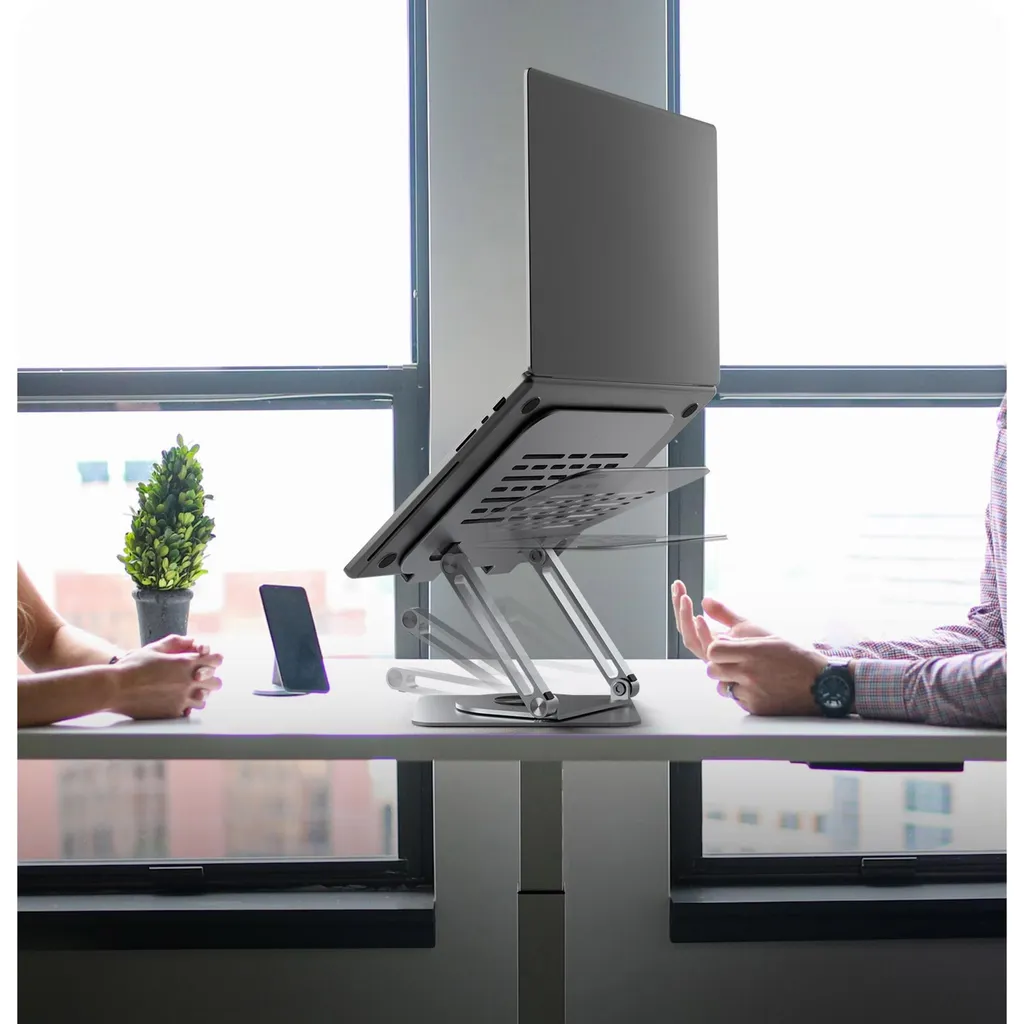 Support Ordinateur Portable Rotatif et Réglable en Hauteur IcyBox - 4