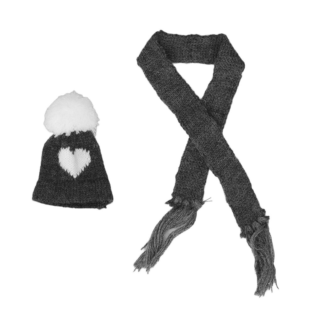Mini Mützenschal,Puppen Strickmützenschal,Puppen Strickmützenschal,Mini Mützenschal,Puppen Winterkleidung,Puppenhaus Zubehör