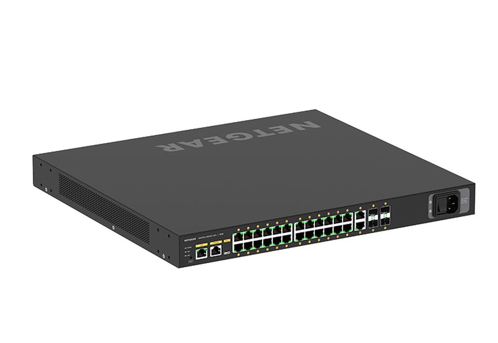 Netgear AV Line M4250-26G4XF-PoE+ - Switch - L3 - managed - 24 x 10/100/1000 (PoE+)