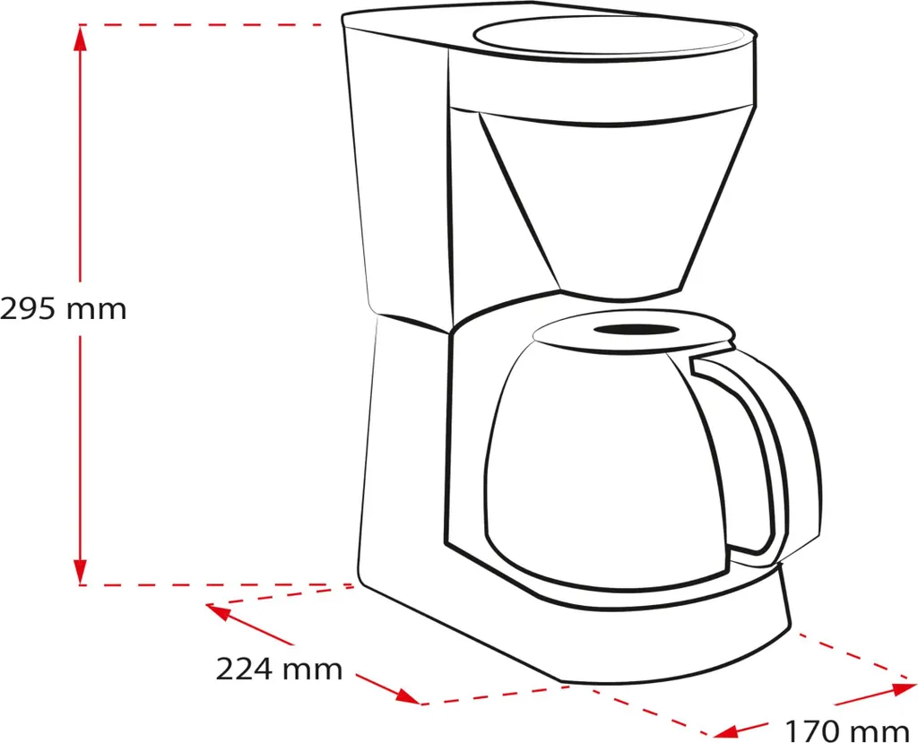 Machine à café Easy II Melitta 1023-01 blanche avec arrêt automatique - 13