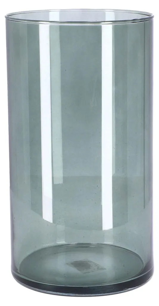 Vase en verre gris design Hakbijl cylindre stable 29 cm LEVI ESSENTIALS - 3