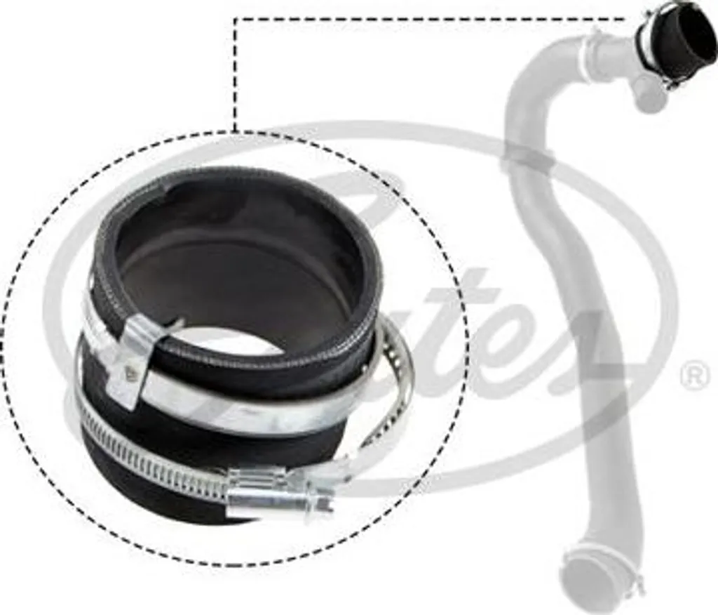 GATES 09-0648 Tubo Flessibile Turbo Ford Mondeo OE 1751017 - Spedizione!