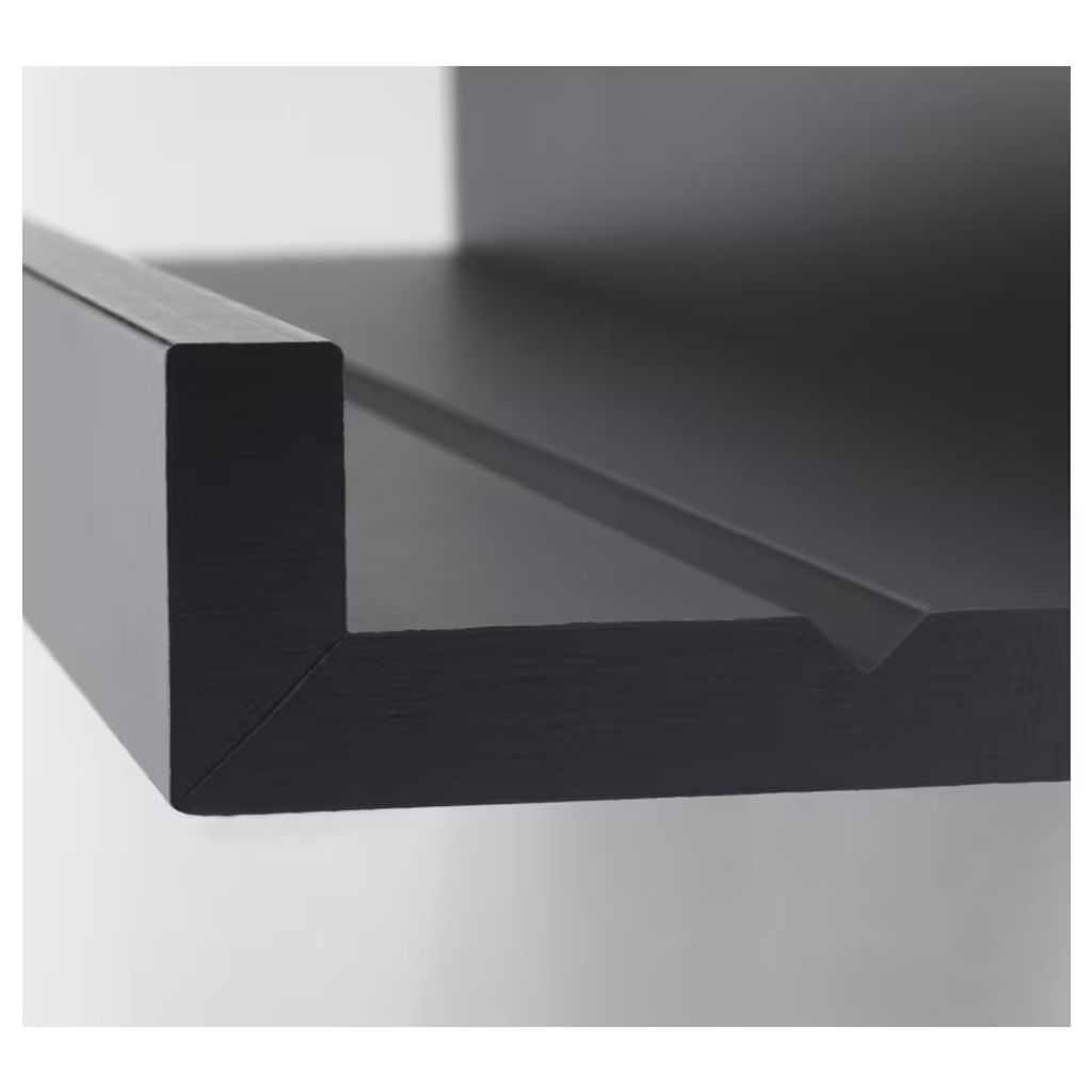 IKEA Bilderleiste schwarz Länge 115cm Wandregal Produktbild 5