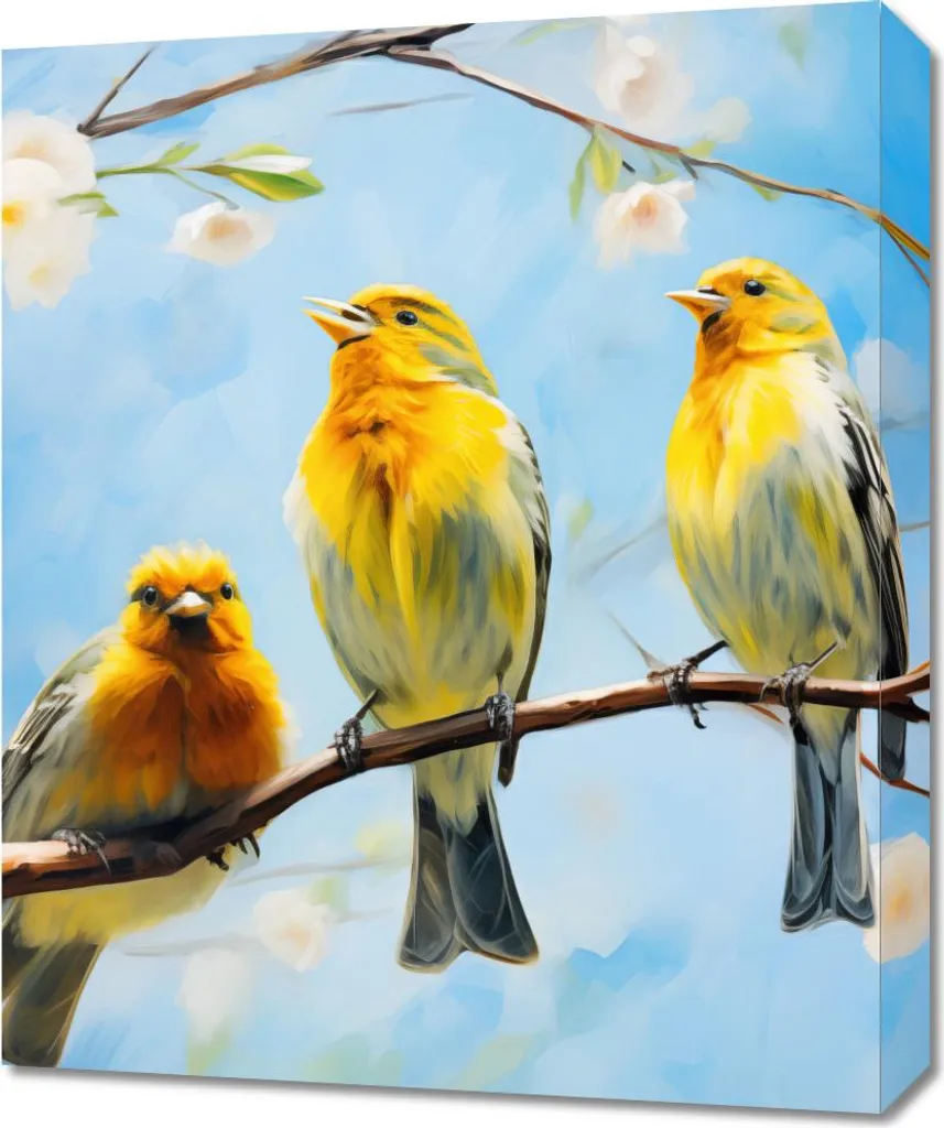 Image 50 x 60 cm Chants printaniers pour créer une ambiance zen chez soi