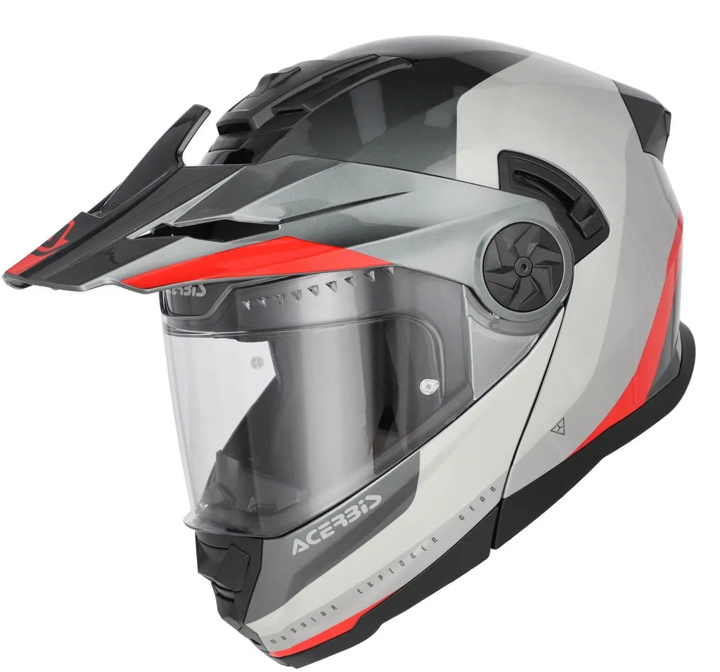 Casque Acerbis Rider Logo modulable XL avec écran solaire et design