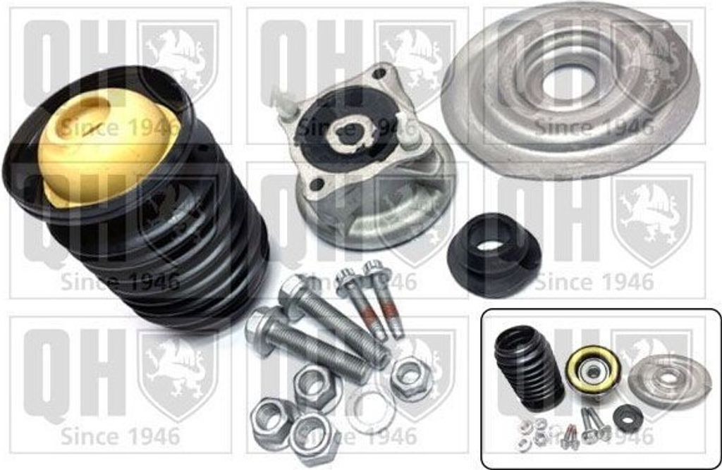 QUINTON HAZELL EMA4808 Reparatursatz Federbeinstützlager Vorne passend für MERCEDES-BENZ A-Klasse (W168)