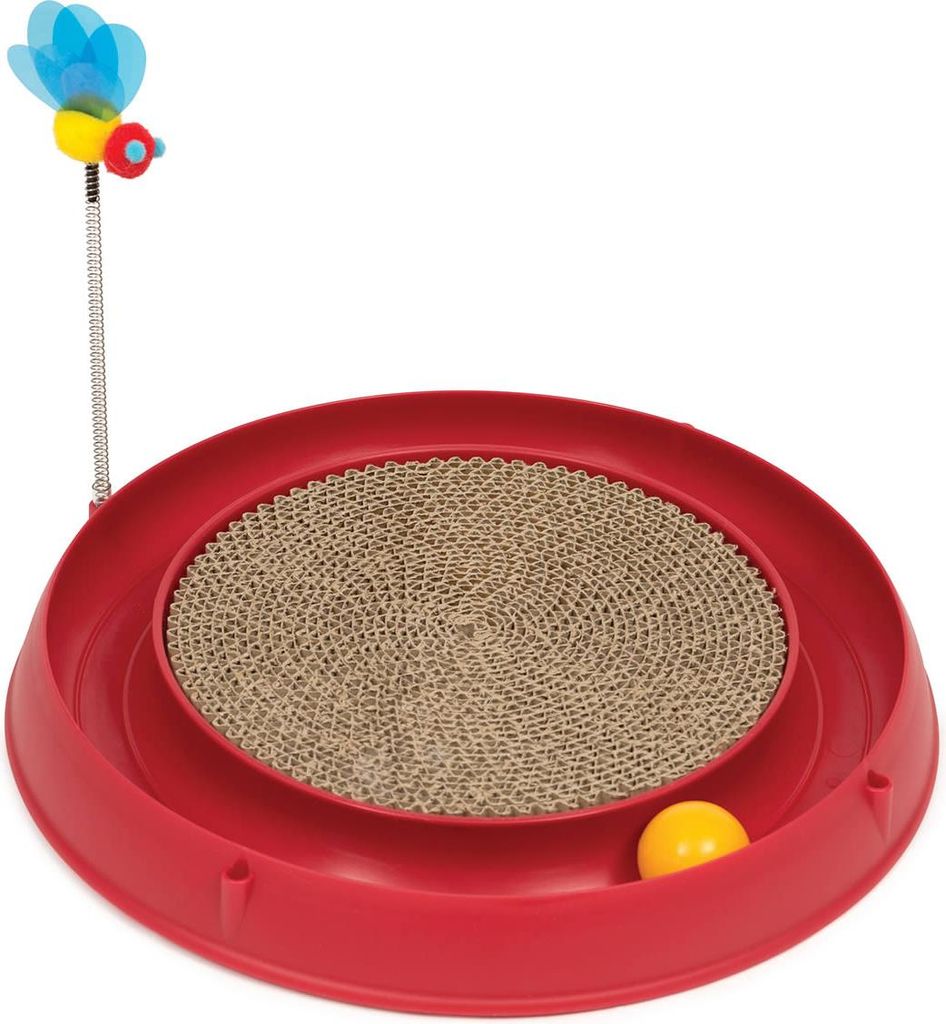 CATIT Play-n-Scratch mit Biene - Rot