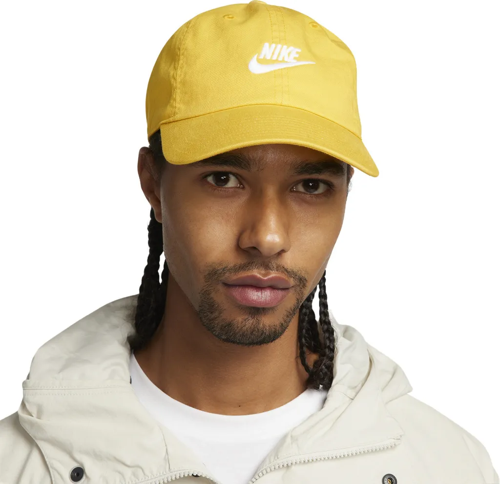 Nike Club Futura Wash Cap FB5368-718 | Cappello Cotone Giallo Unisex