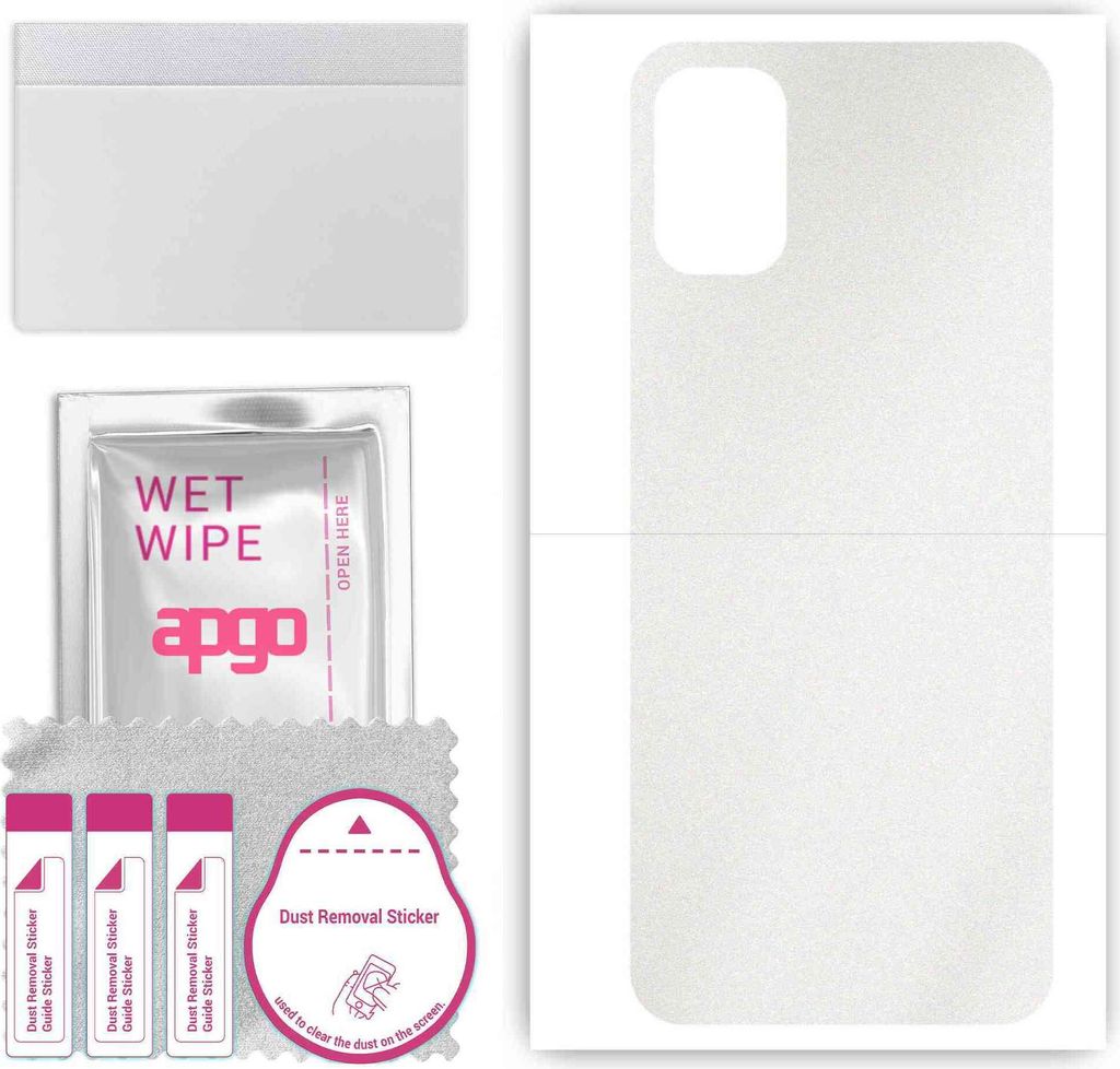 apgo Rückseite Schutzfolie, Skin, kompatibel mit Oukitel K9 Pro, Hinten Displayschutzfolie aus Vinylfolie, kratzfest, einfache Montage - Matt Tran...