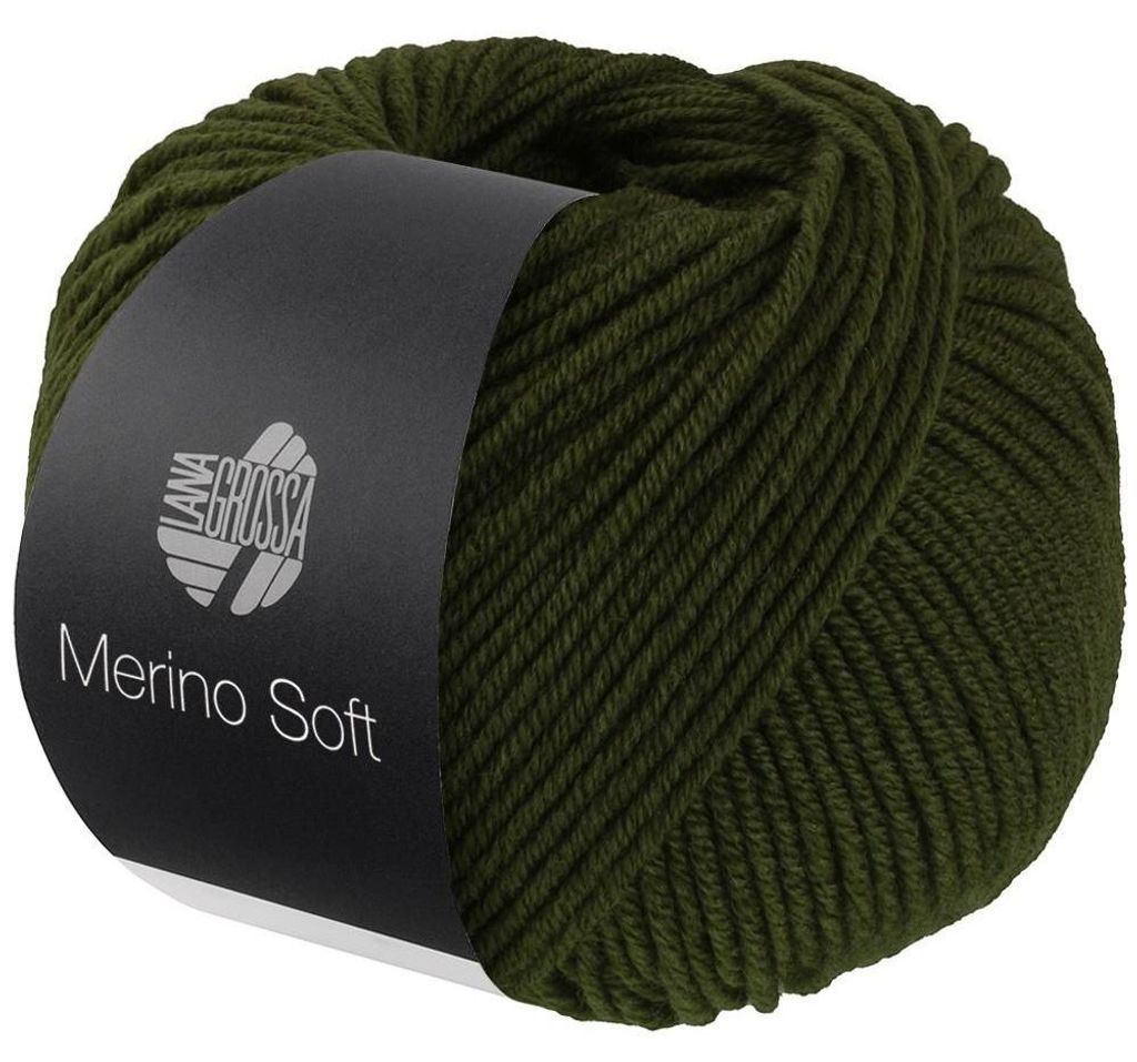 Lana Grossa - Merino Soft 0016 moosgrün Produktbild 