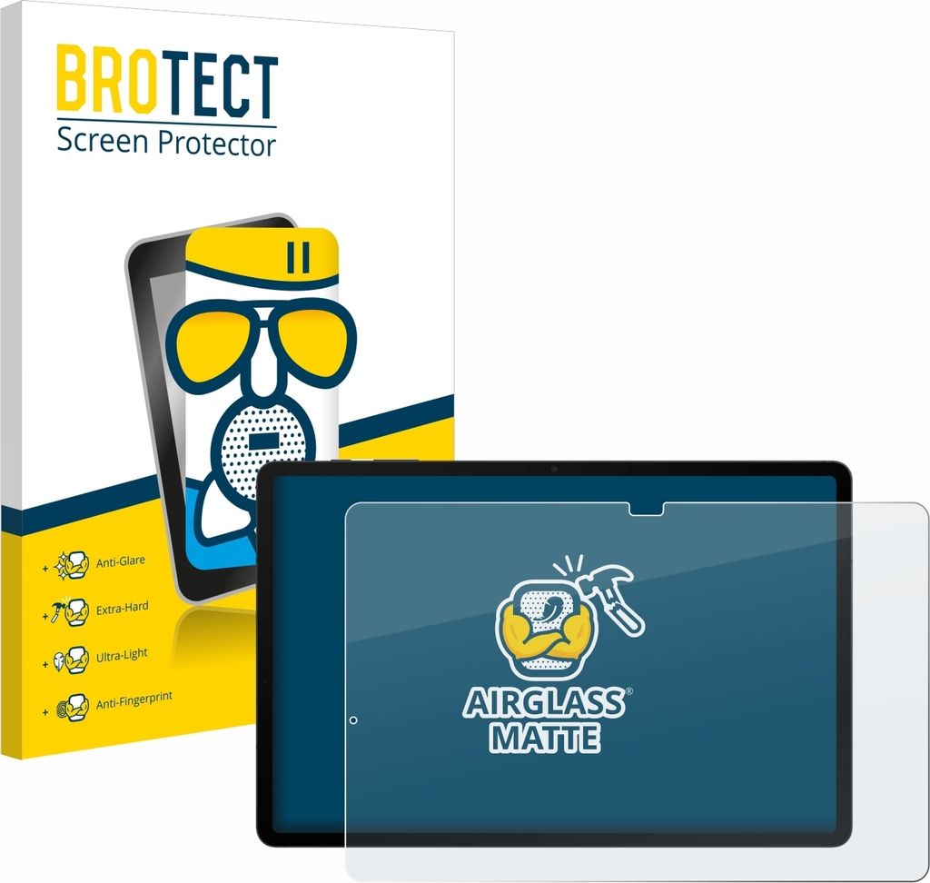 BROTECT Entspiegelungs Schutzglas für Samsung Galaxy Tab S8 Plus WiFi Schutzfolie Panzer Folie Glas Display Schutz matt